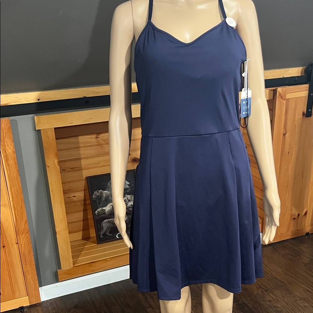 Tommy Bahama Navy Blue Mini Dress
